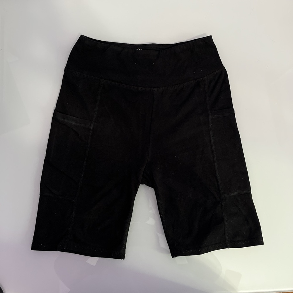 Black Biker Shorts, XS, So